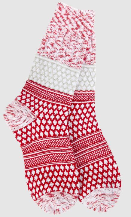 Peppermint Weekend Crew Socks