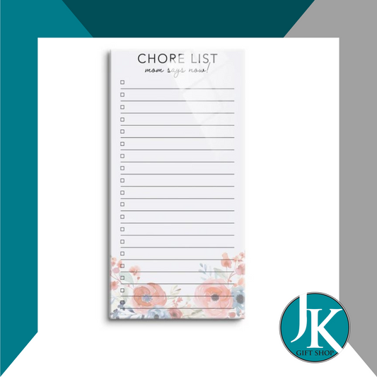 Chores List Dry Erase Board