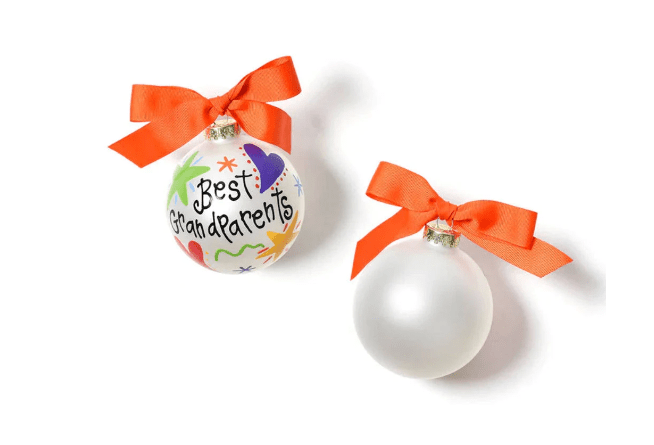 Best Grandparents Ornament Happy Everything front and back