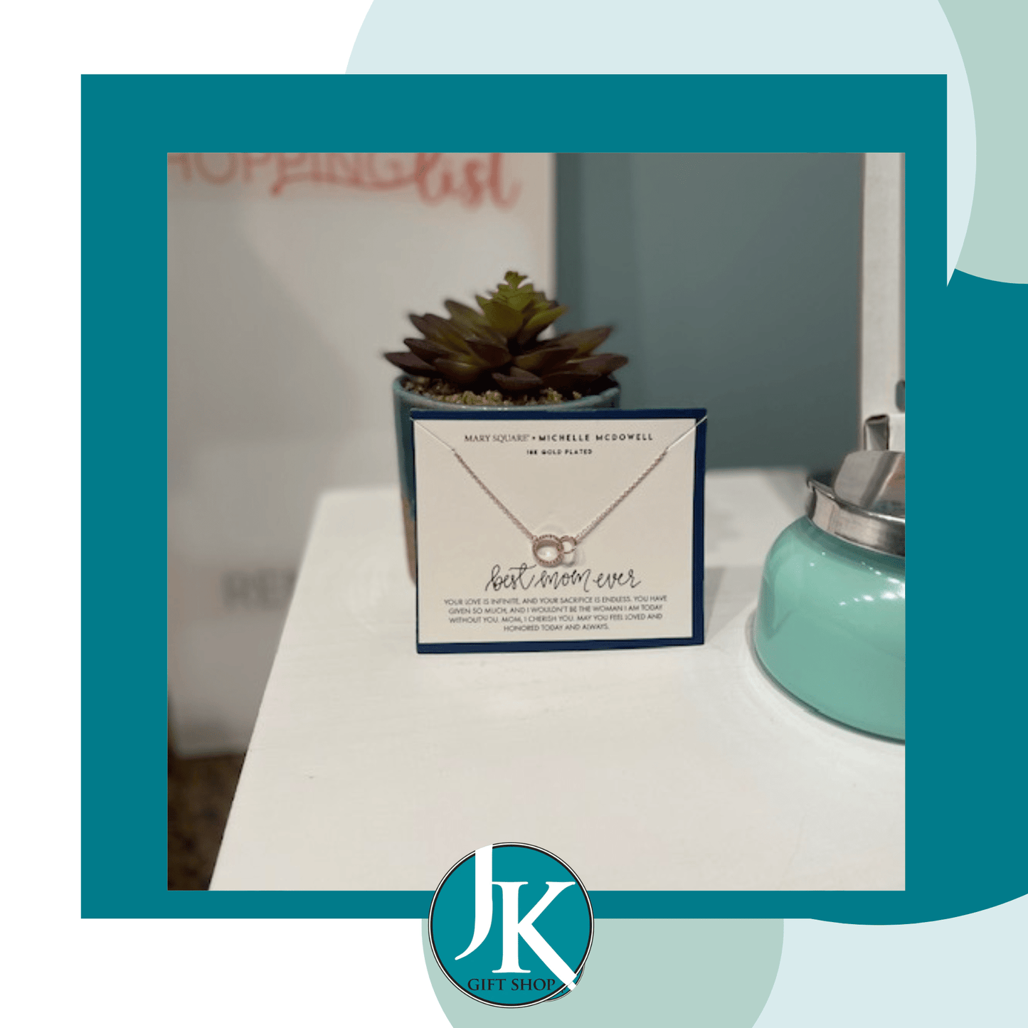 Best Mom Ever Carded Necklace