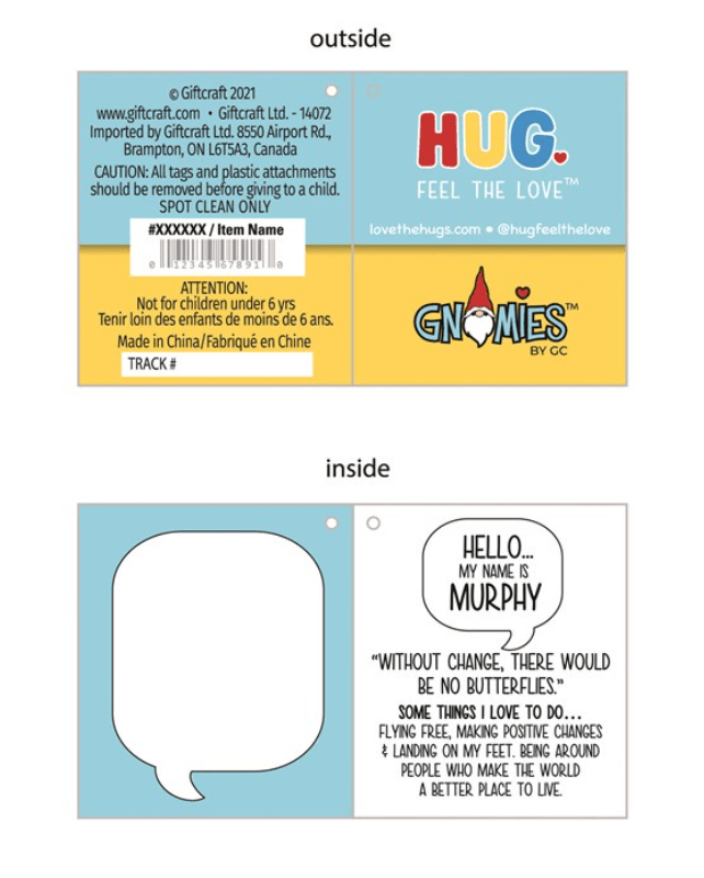 Blue Butterfly Gnome Murphy