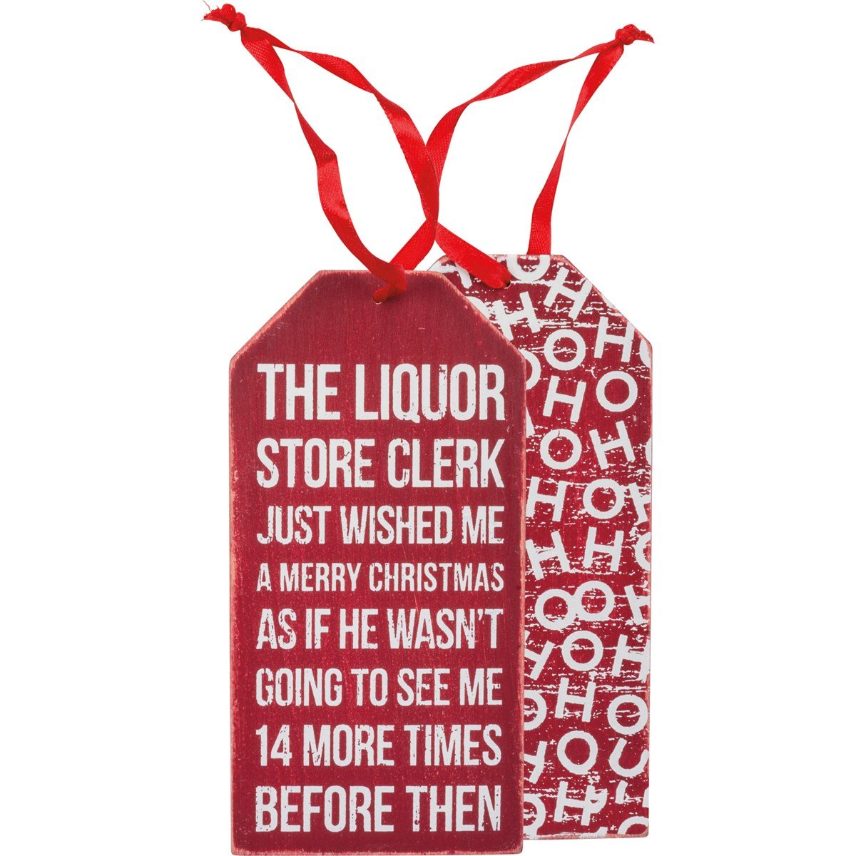 Bottle Tag Liquor Store Holiday