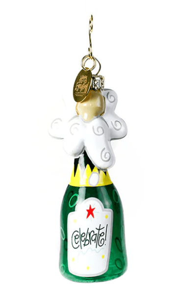 Champagne Shaped Ornament