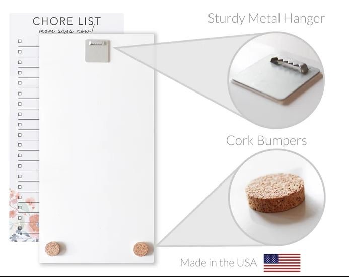 Chores List Dry Erase Board