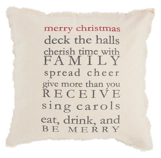 Christmas Rules Pillow