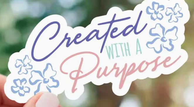Created With Purpose Sticker