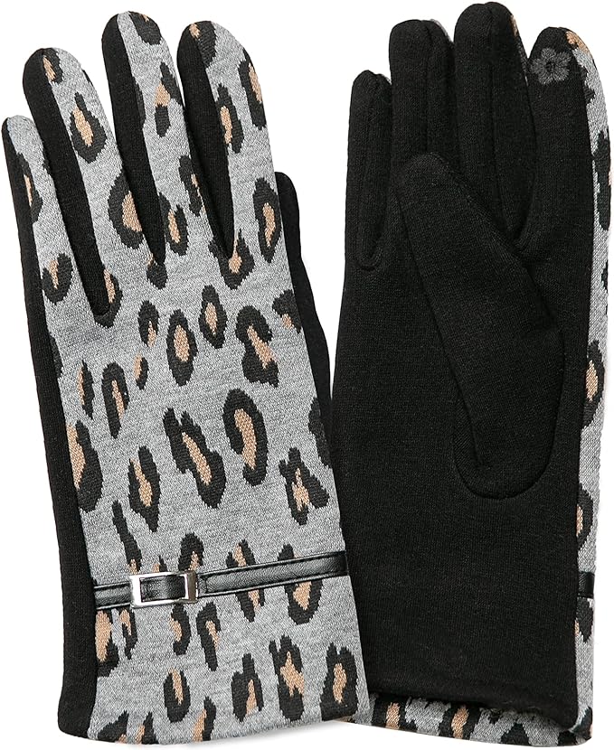 Dani Leopard Print Gloves