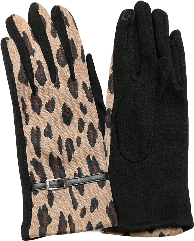 Dani Leopard Print Gloves