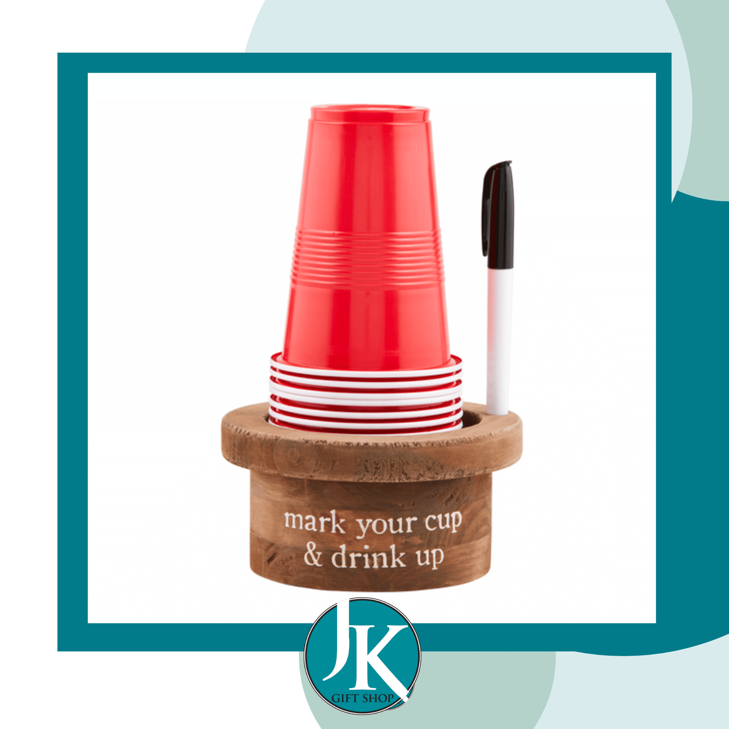 Disposable Cup & Marker Set