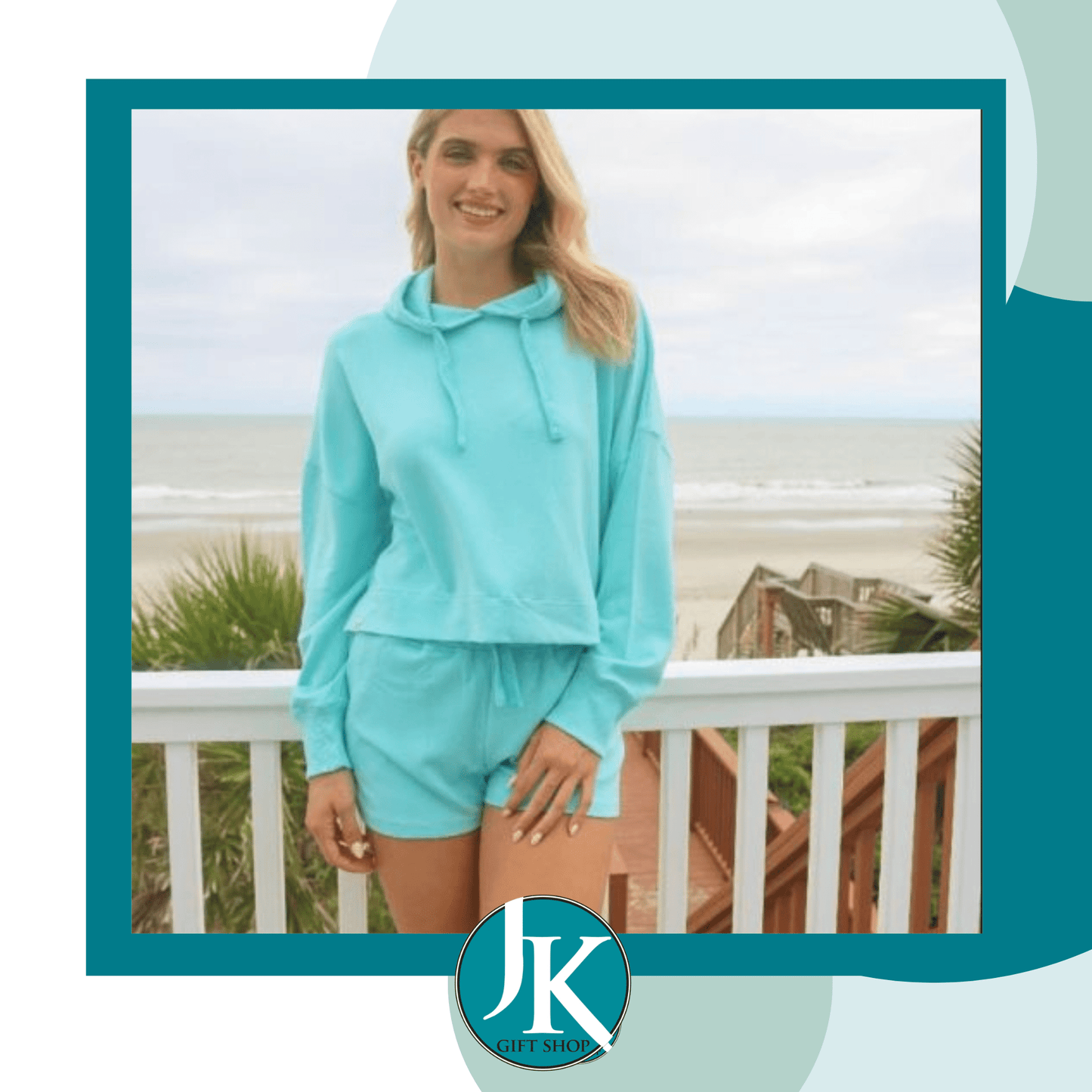 Drawstring Shorts - Sea Green
