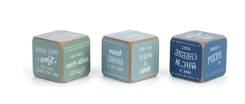 Family Together Time Dice Set