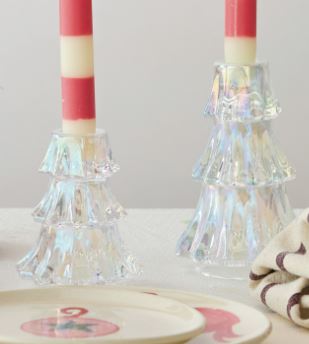 Glass Tree Taper Holders
