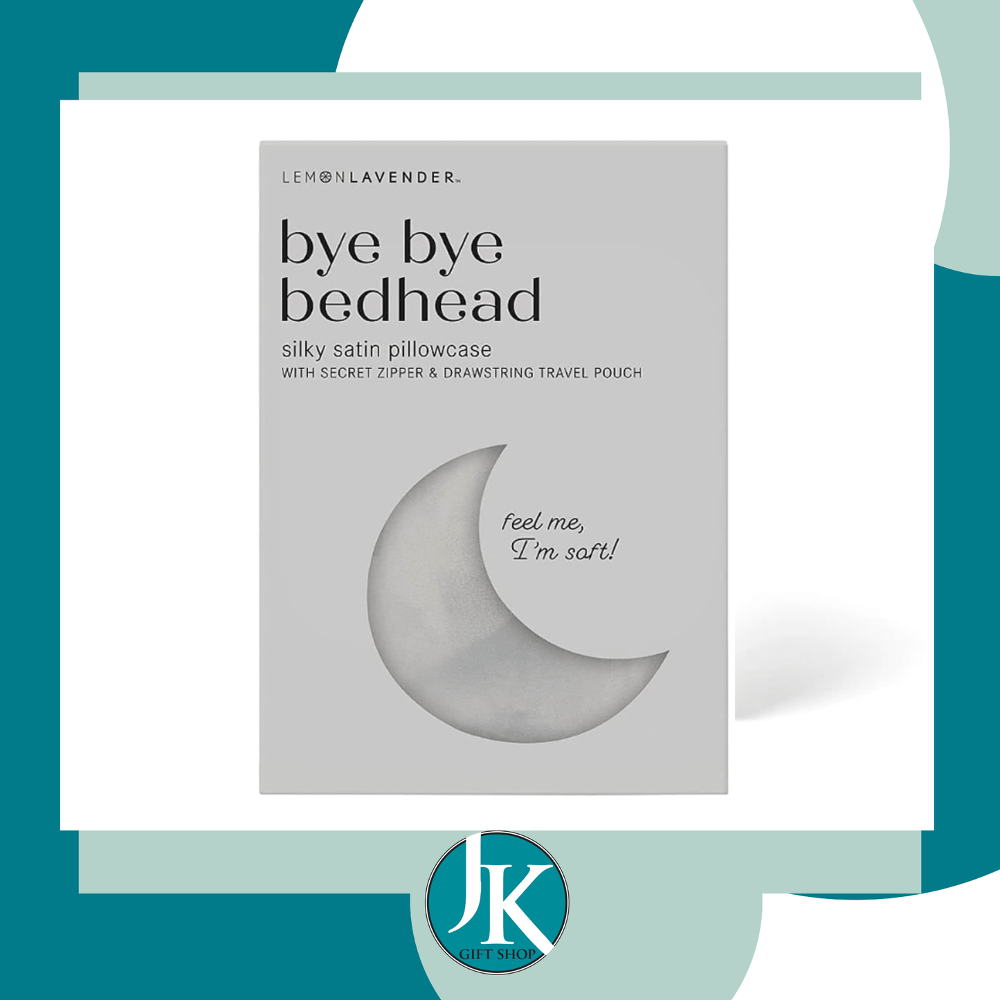 Grey Pattern Satin Pillowcase