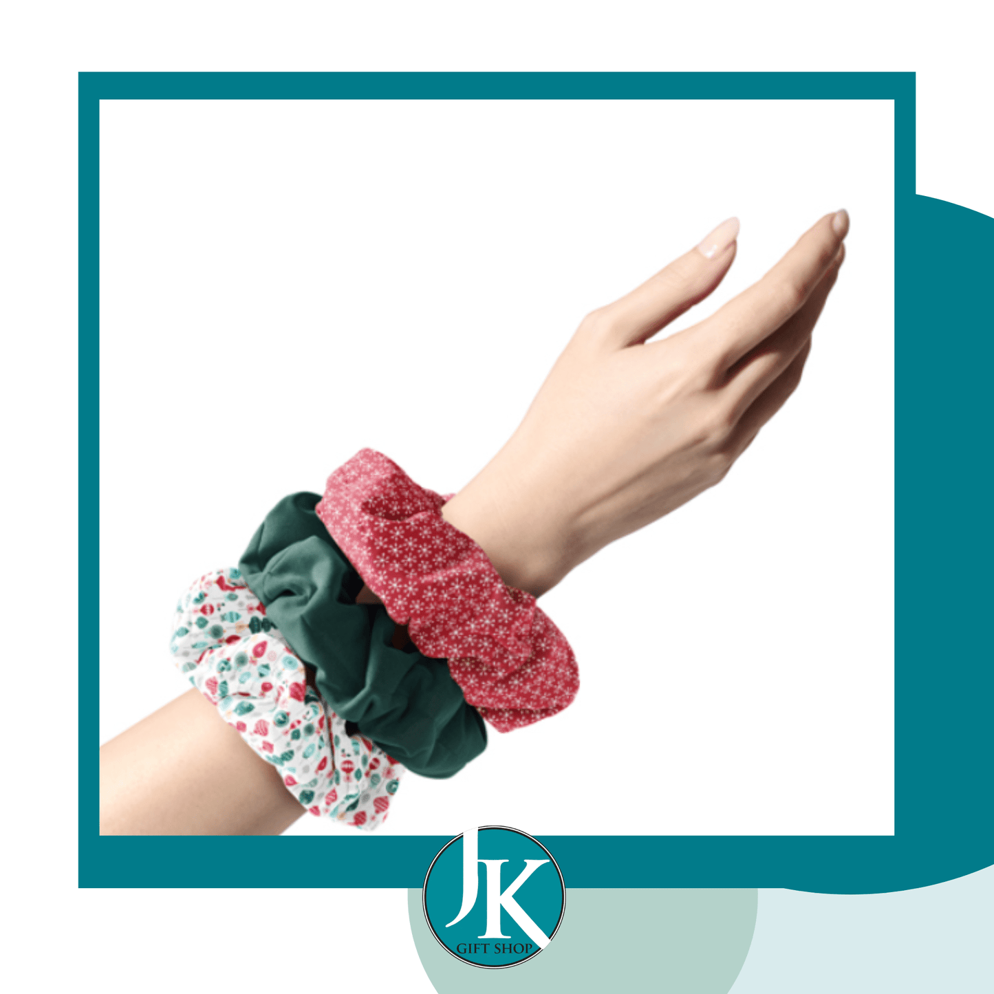 Holiday Scrunchie Trio Set