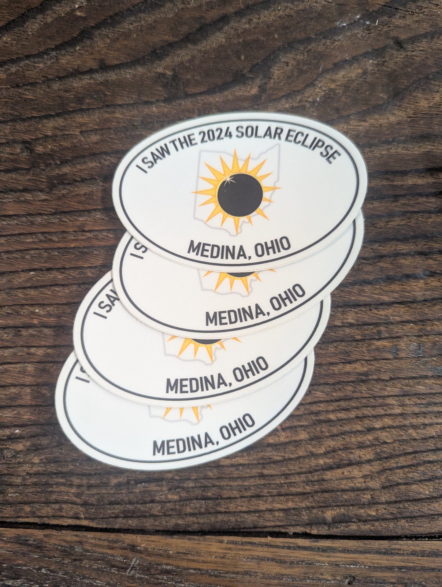 I Saw The Eclipse Sticker