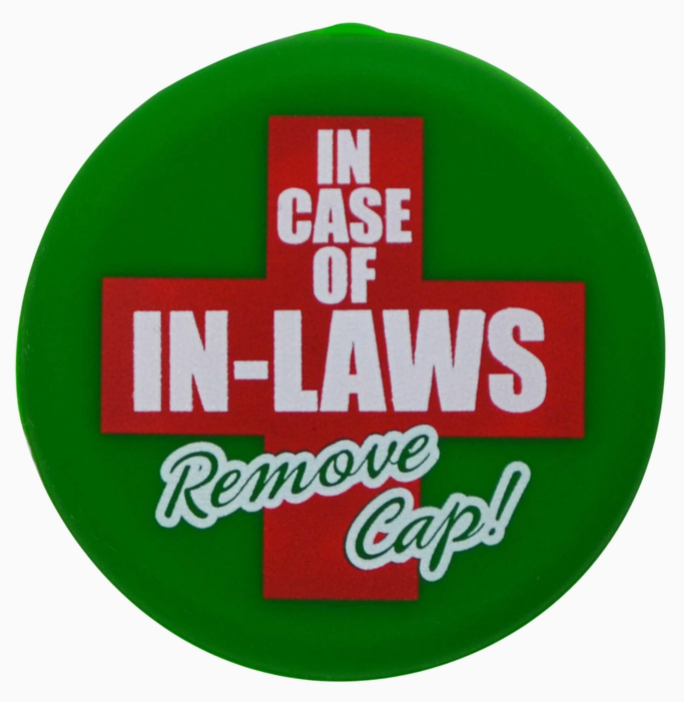 In Case of In-Laws Holiday Bottle Cap