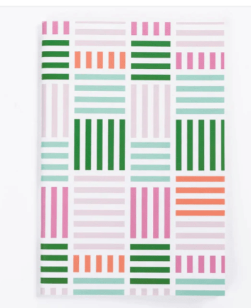 Large Weekly Planner Pink & Green