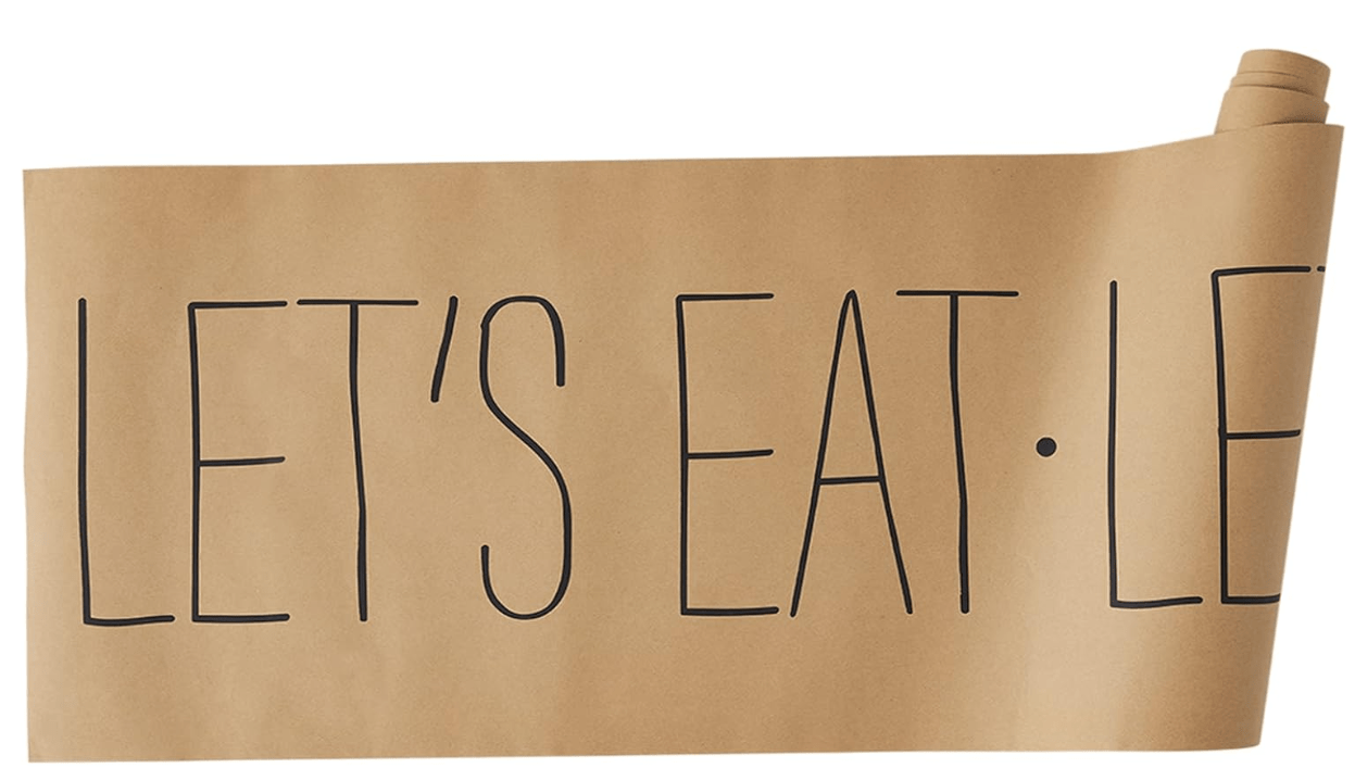 Let's Eat Kraft Table Runner