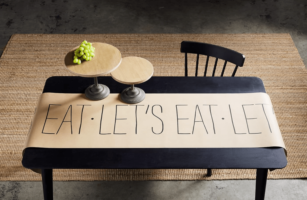 Let's Eat Kraft Table Runner