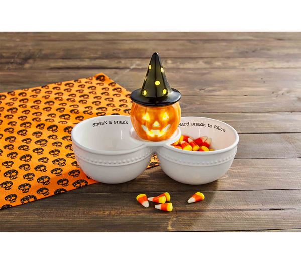 Light Up Jack O Lantern Pumpkin Sitter