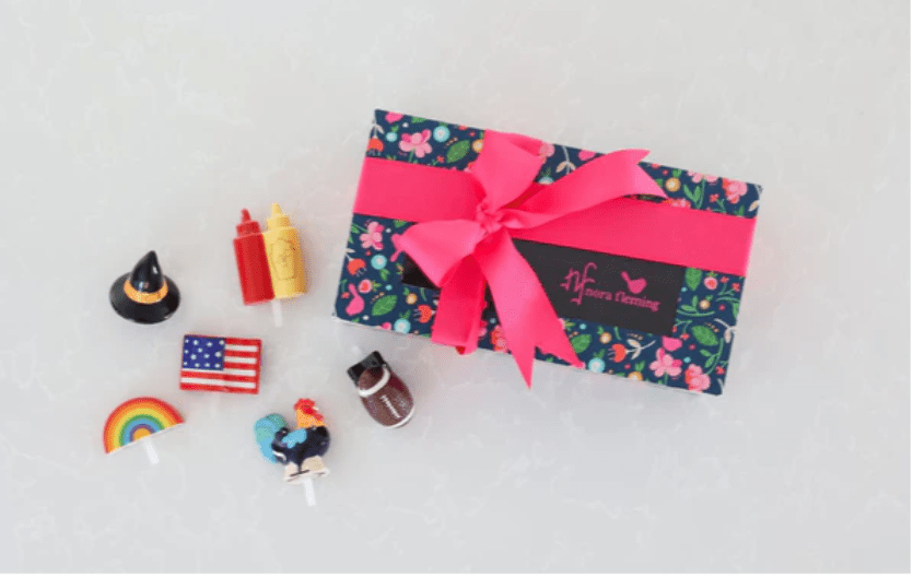 Nora Fleming Keepsake Box Floral 6 M4B