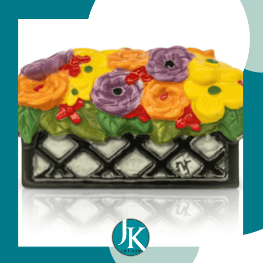 Nora Fleming Mini Love Blooms Here Flower Box A409
