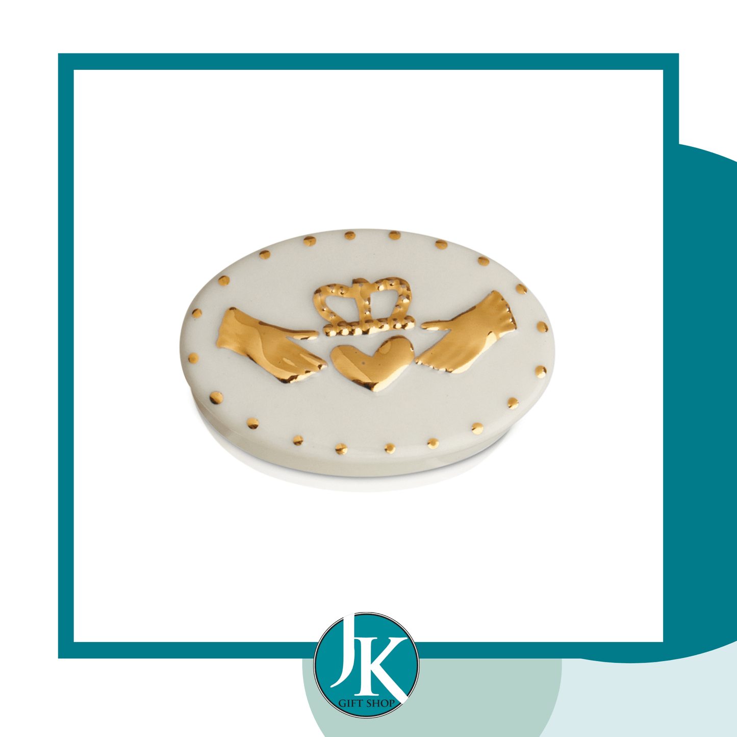 RETIRED Claddagh Nora Fleming Mini Loyalty Friendship Love Symbol A264