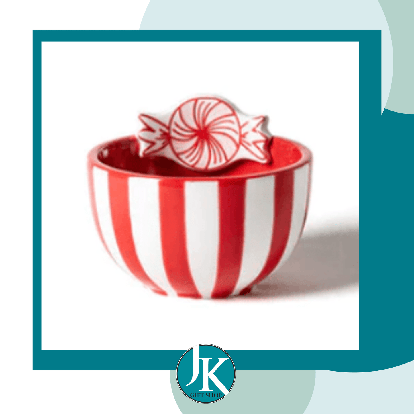 Peppermint Embellishment Bowl Happy Everything