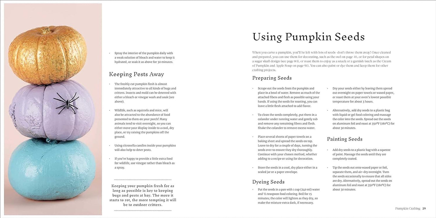 Pumpkin Crafting Book