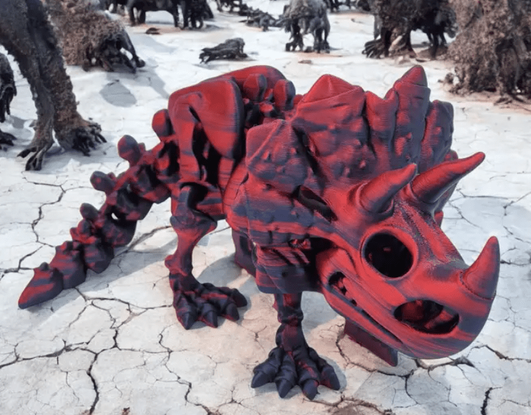 Skeletal Triceratops Fantasy Pets