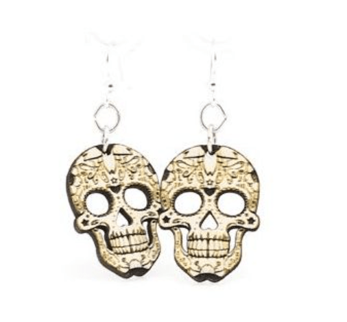 Sugar Skull Dangle Earrings