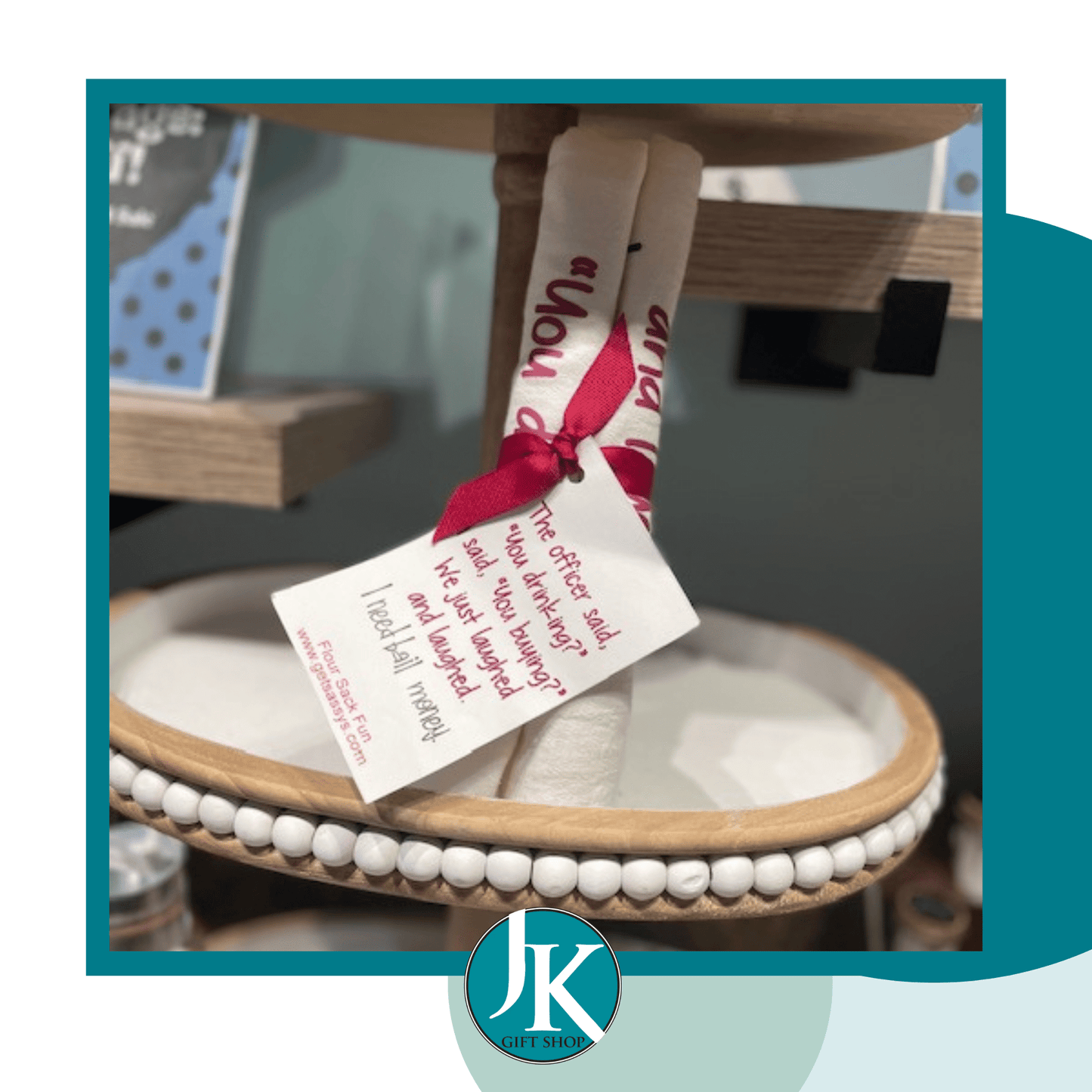 The Officer Said, You Drinking... Tea Towel