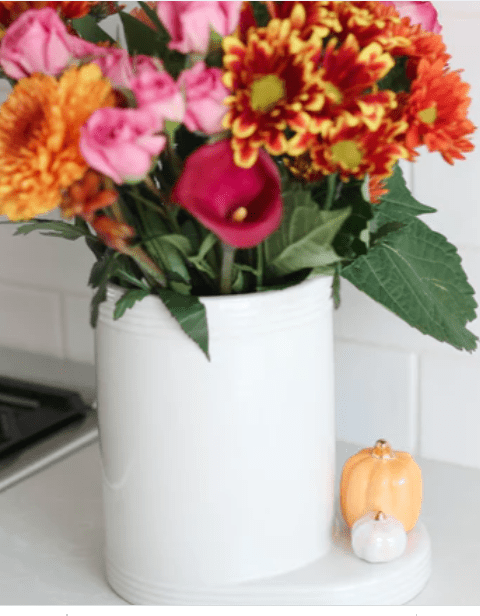 Nora Fleming Utensil Crock Pinstripes H9