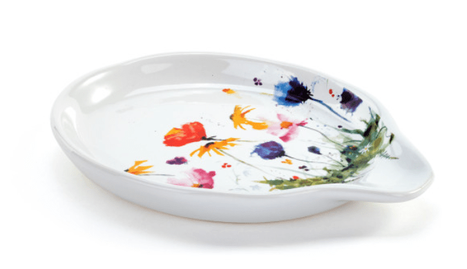 Wildflowers Oval Spoon Rest DC