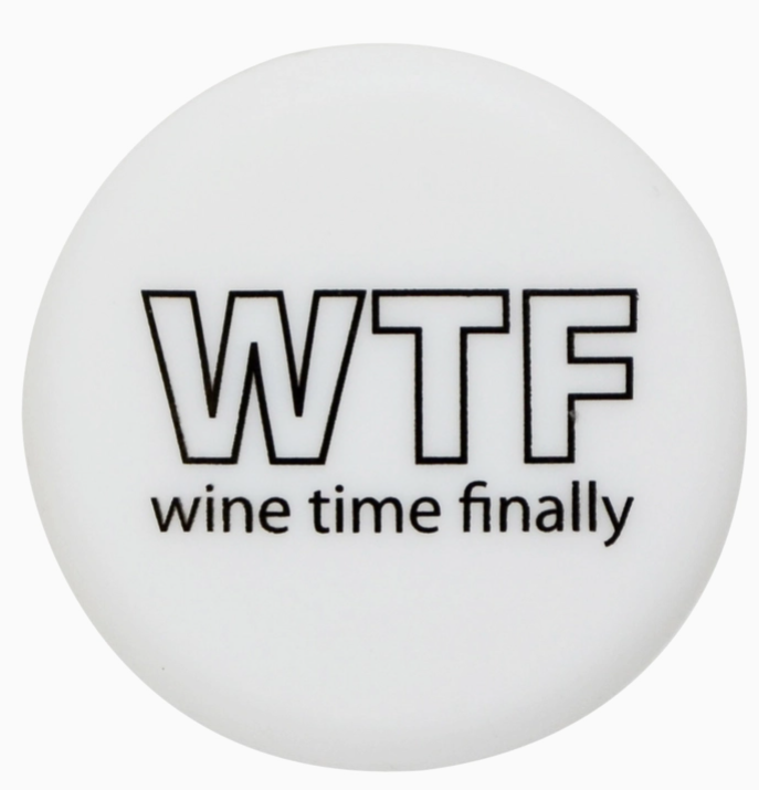 Wine Time Finally Wine Bottle Cap