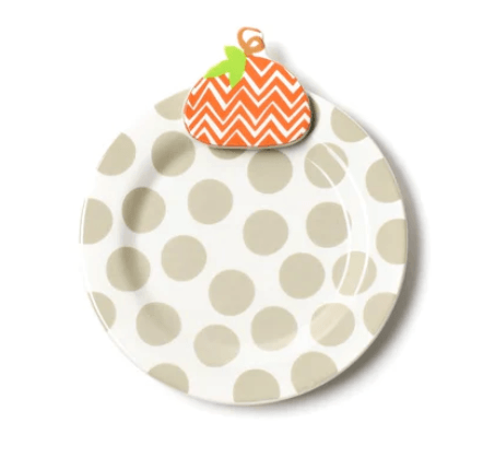 Chevron Pumpkin Embellishment Plate