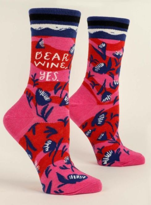 Dear Wine Yes Women's Crew Socks