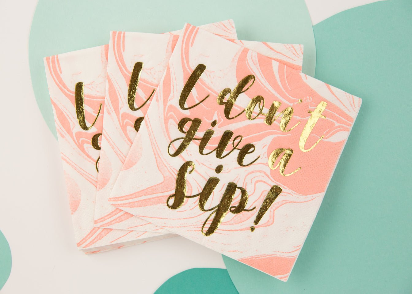 Don't Give a Sip Cocktail Napkins