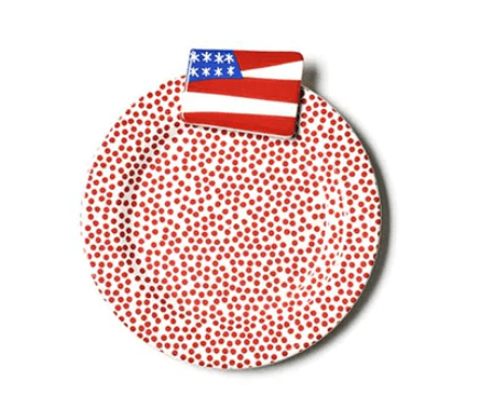 Embellishment Flag Plate Happy Everything