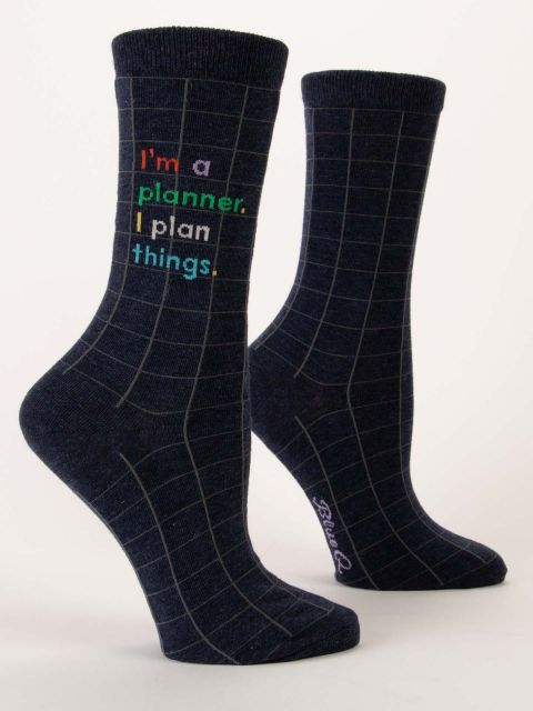 I'm a Planner Women's Crew Socks