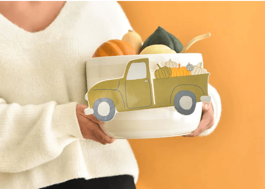 Pumpkin Truck Big Attachment Happy Everything