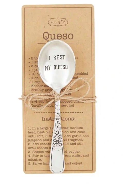 Queso Spoon and Recipe Set Mud Pie Circa