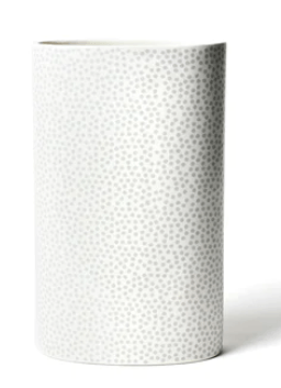 Stone Small Dot Big Oval Vase Happy Everything