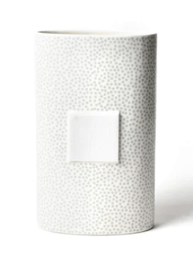 Stone Small Dot Big Oval Vase Happy Everything