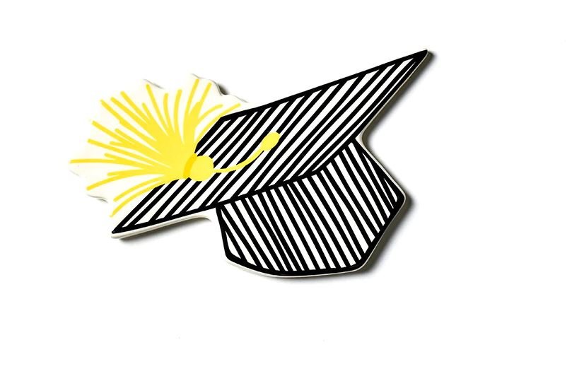 Striped Graduation Cap Mini Attachment