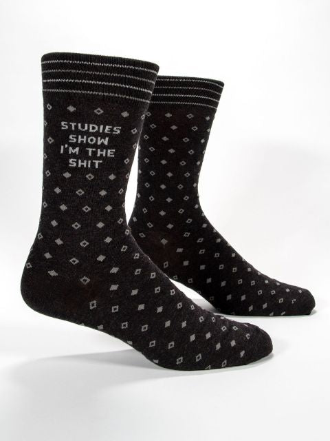 Studies Show I'm the Shit Men's Crew Socks