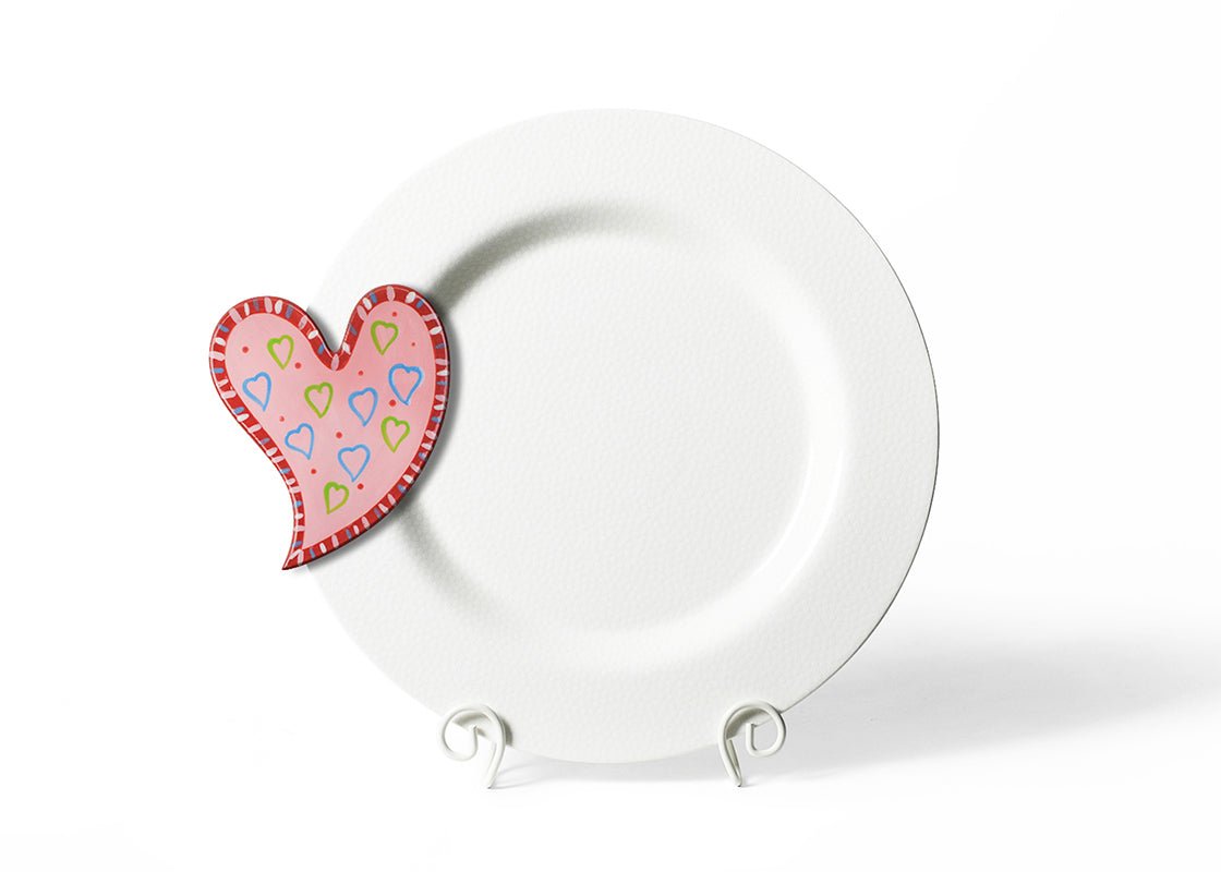 White Small Dot Big Entertaining Round Platter