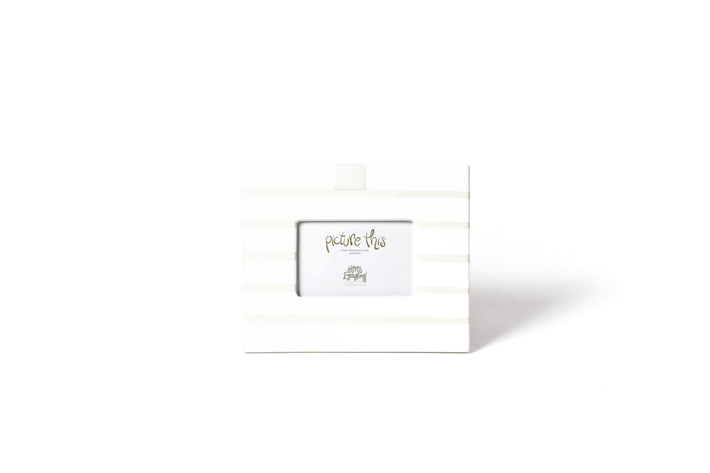 White Stripe Mini Frame Happy Everything