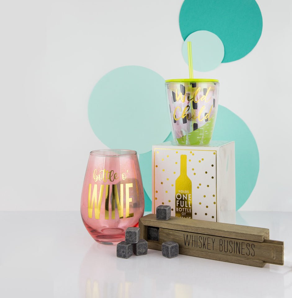 Fun drinkware and festive cocktail napkins and accessories for any party.