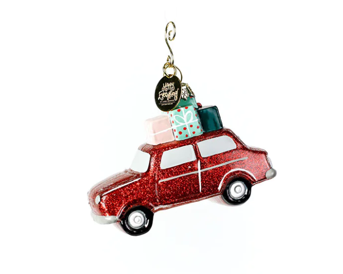 Holiday Car Shaped Ornament